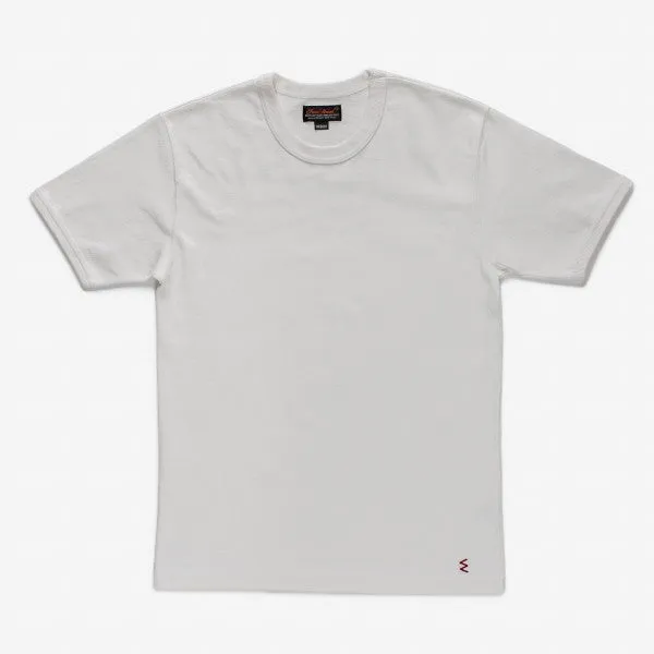 11oz Cotton Knit Crew Neck T-Shirt - White IHT-1600-WHT