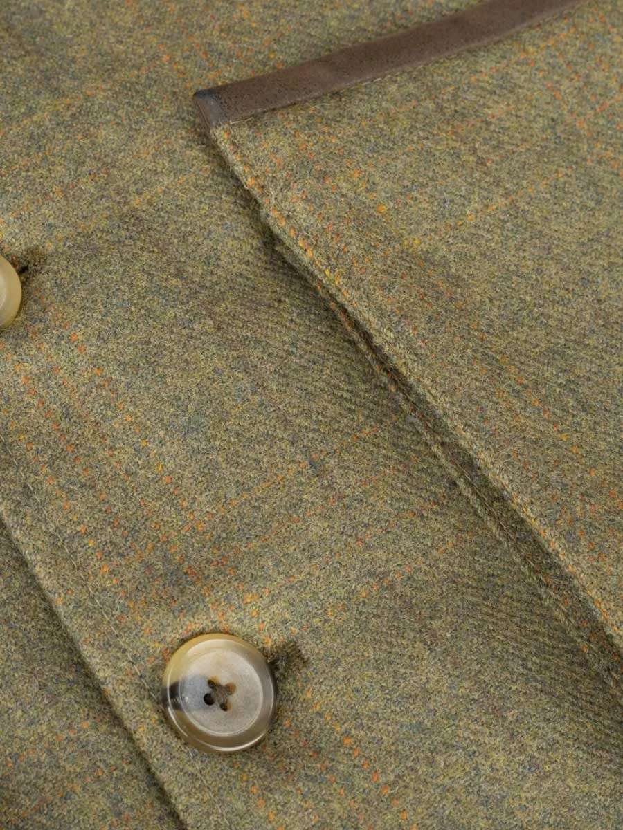 30% OFF HOGGS OF FIFE Kinloch Technical Tweed Field Waistcoat - Mens - Autumn Bracken - Size: MEDIUM