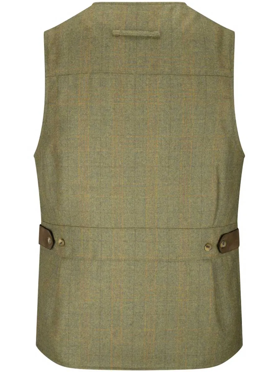 30% OFF HOGGS OF FIFE Kinloch Technical Tweed Field Waistcoat - Mens - Autumn Bracken - Size: MEDIUM