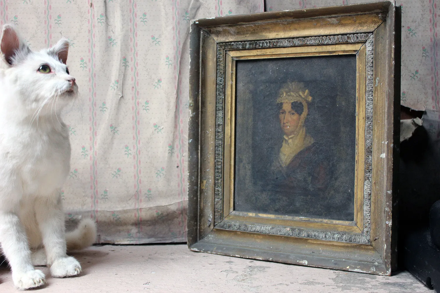 A 19thC Scottish School Oil on Canvas Portrait of a Lady c.1880