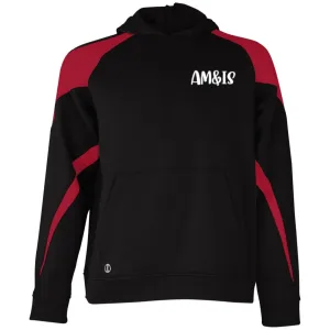 AM&IS Activewear Youth Athletic Colorblock Fleece Hoodie