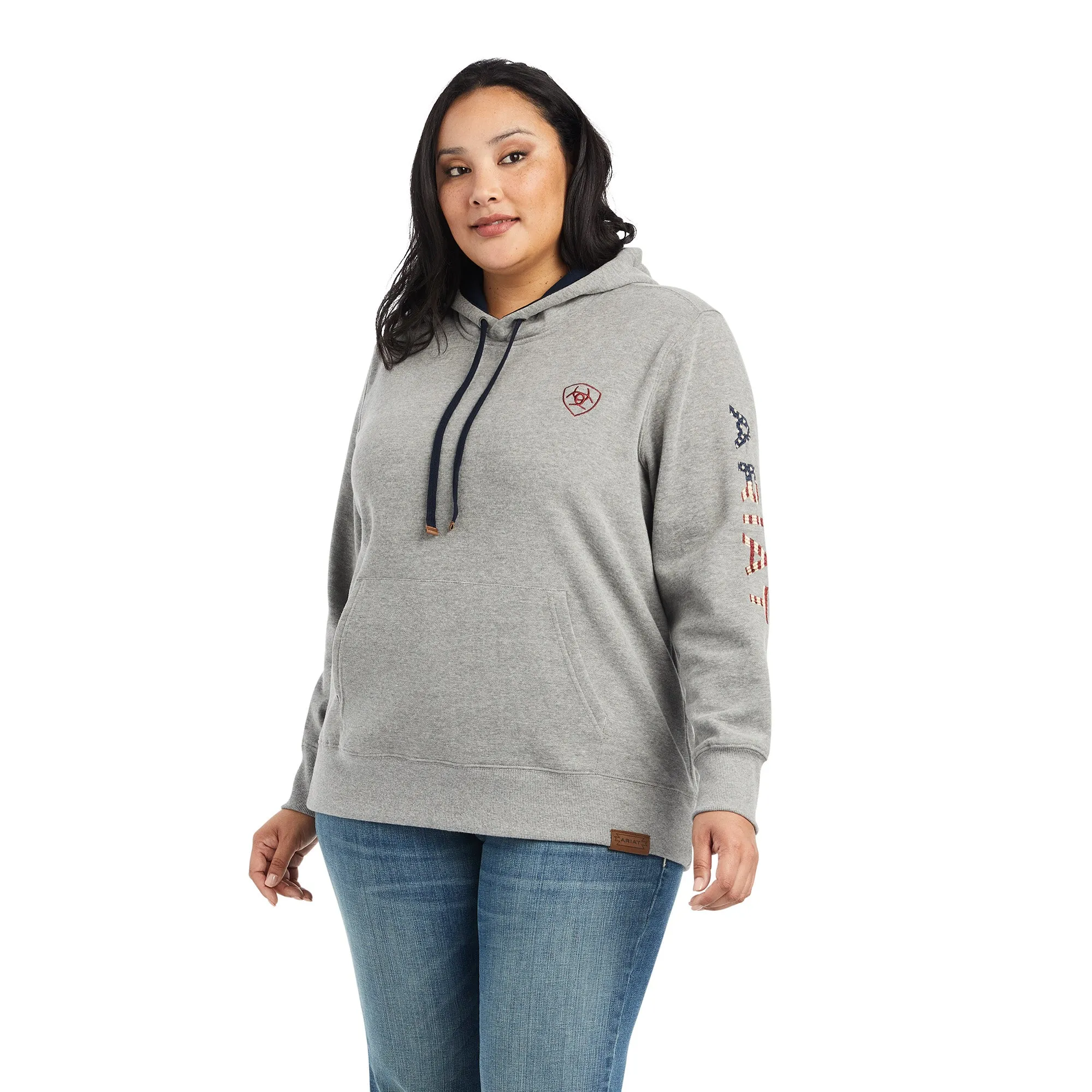 Ariat® Ladies Heather Grey Thunderbird Chimayo Hoodie 10042138