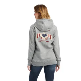 Ariat® Ladies Heather Grey Thunderbird Chimayo Hoodie 10042138