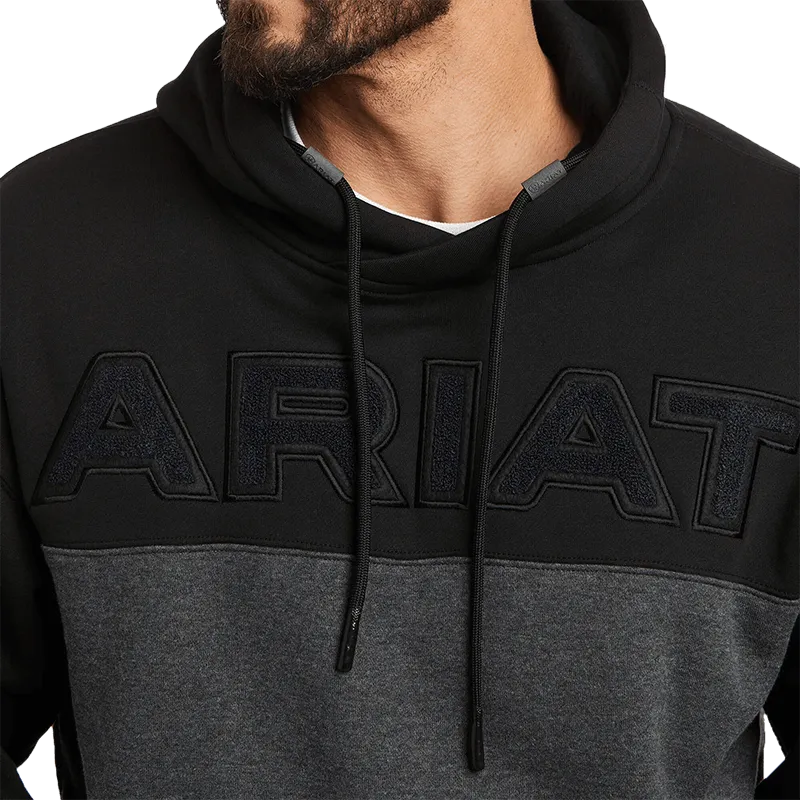 Ariat Men's Lifted Chenille Black Hoodie Sweatshirt