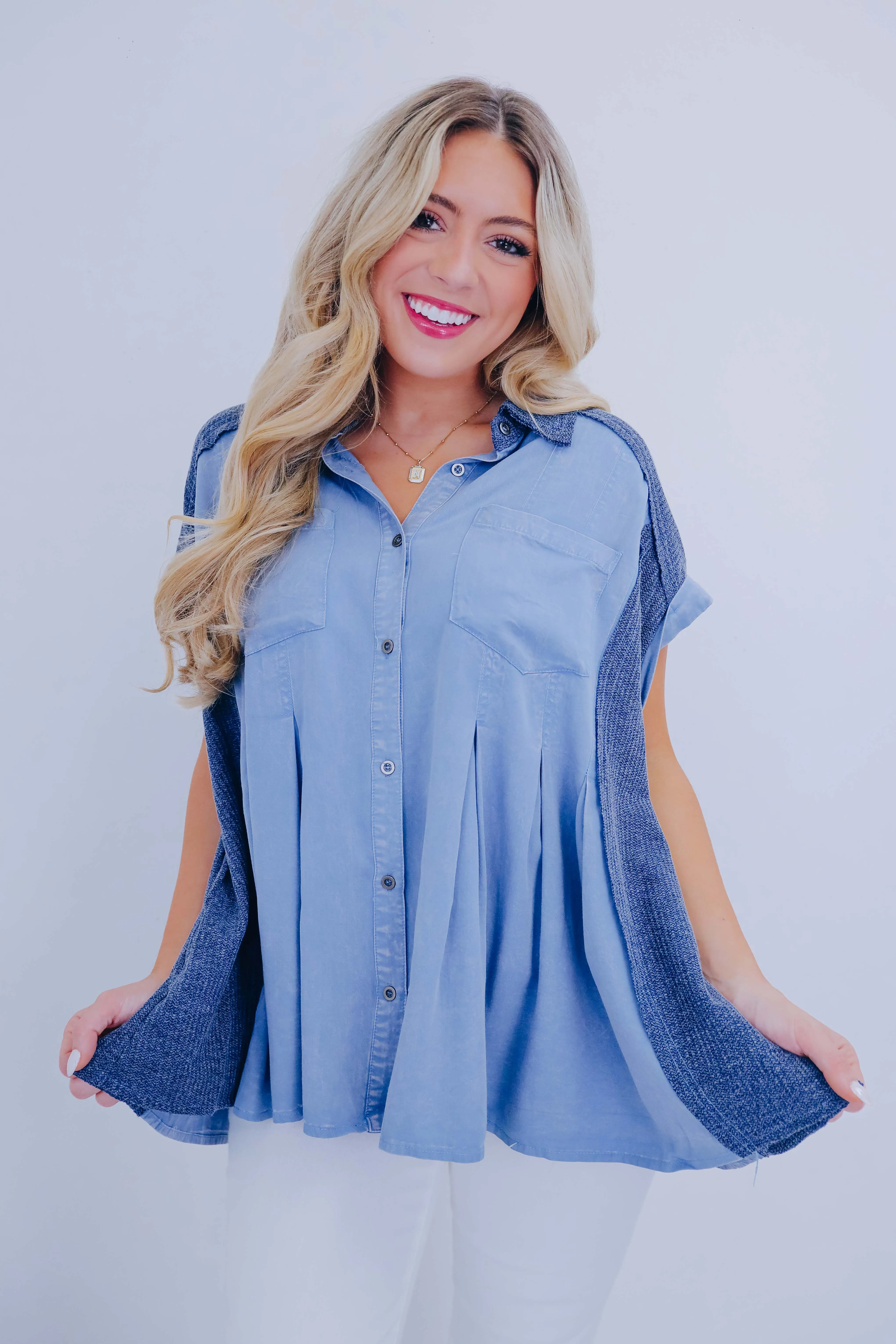 Arizona Oversized Button Up Shirt By Oli & Hali - 3 Colors