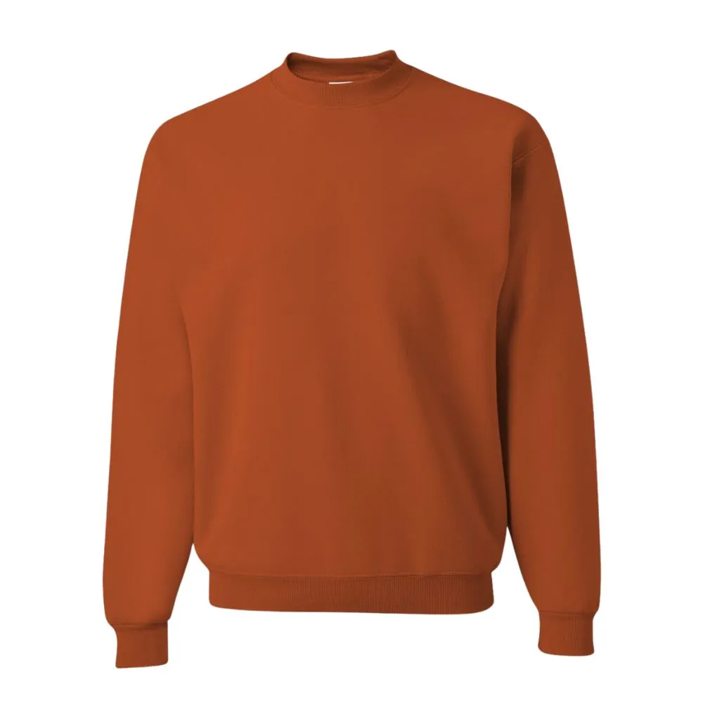 Autumnal Pumpkins Embroidered Crewneck Sweatshirt