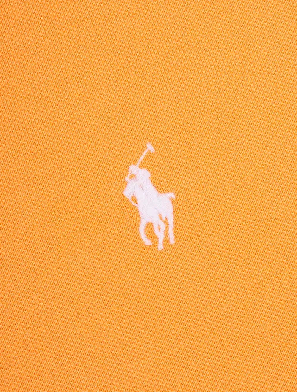 Basic Short Sleeve Polo Orange