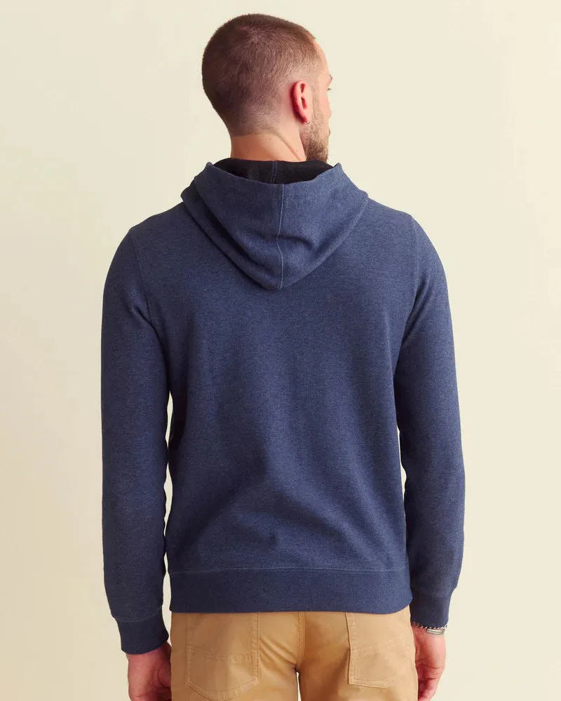 Billy Reid Rib Hoodie Pullover