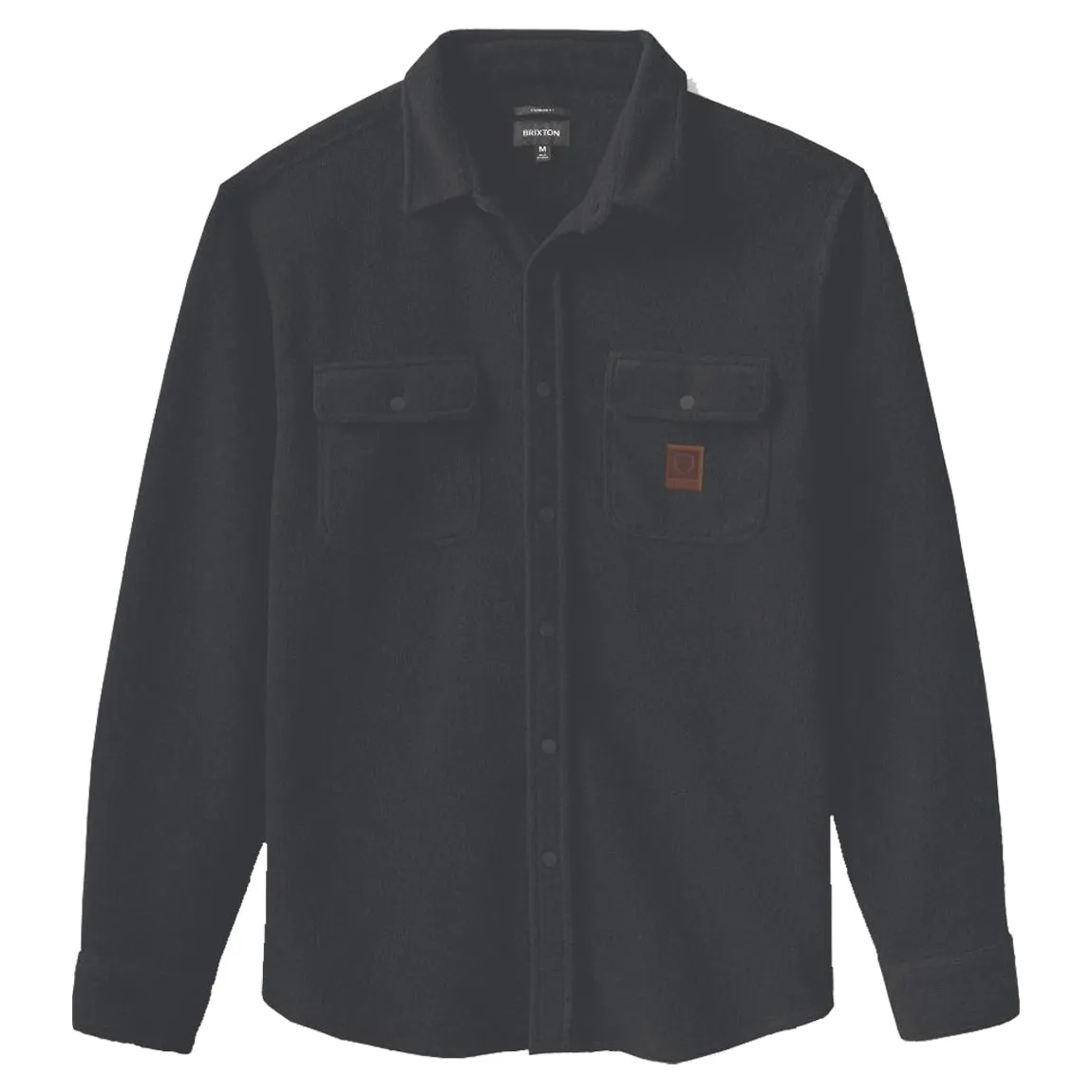 BOWERY FLEECE SHIRT BLACK