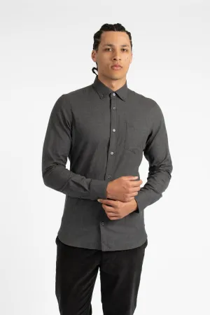 Charcoal Mini Diamond Cotton Marle Shirt