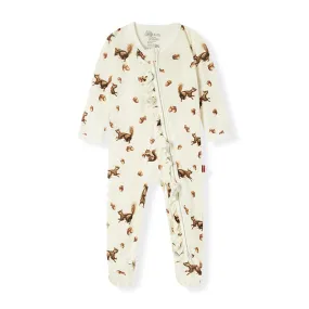 Chipmunk Ruffle Footed Romper