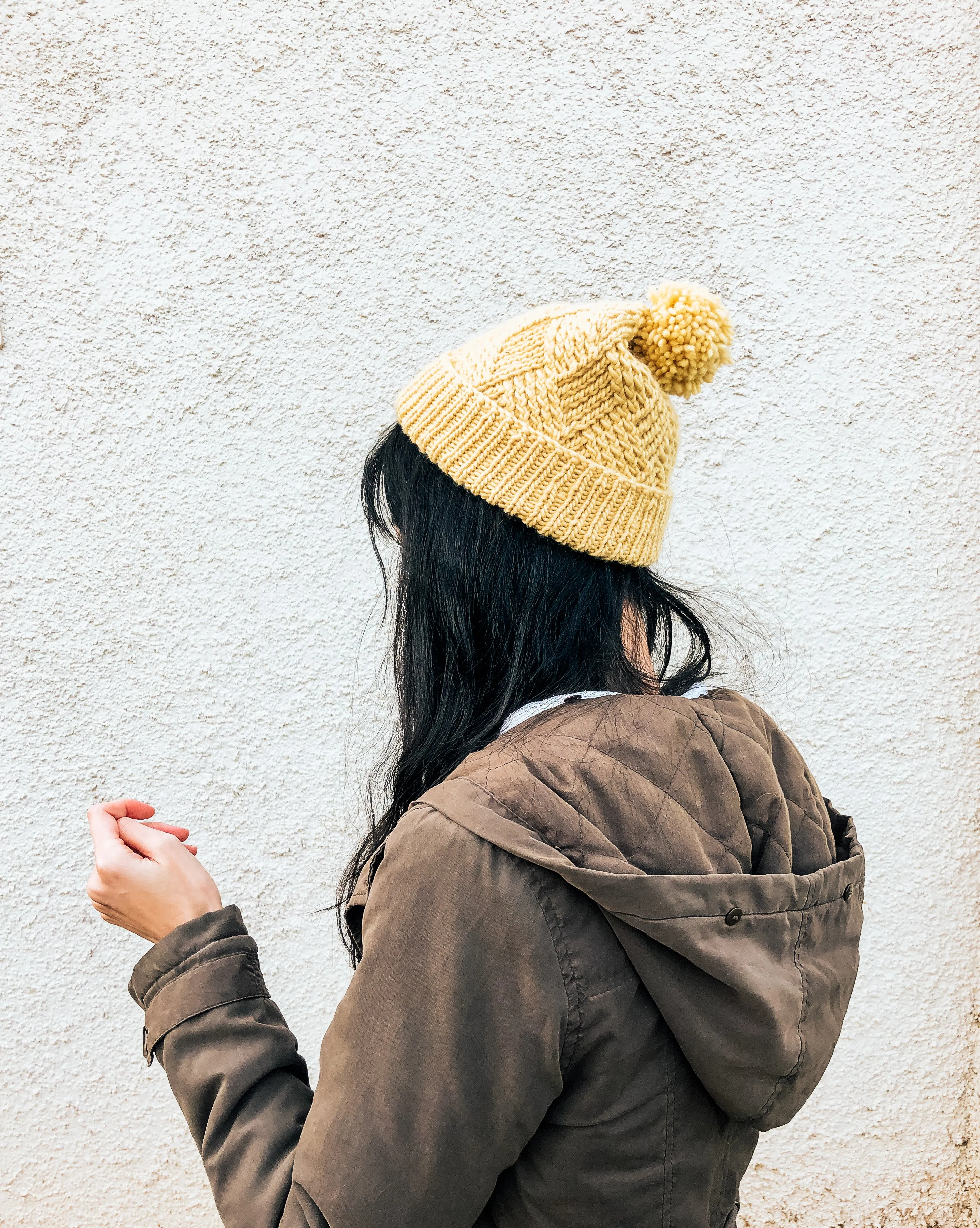 Claire Twist Beanie Knitting Pattern