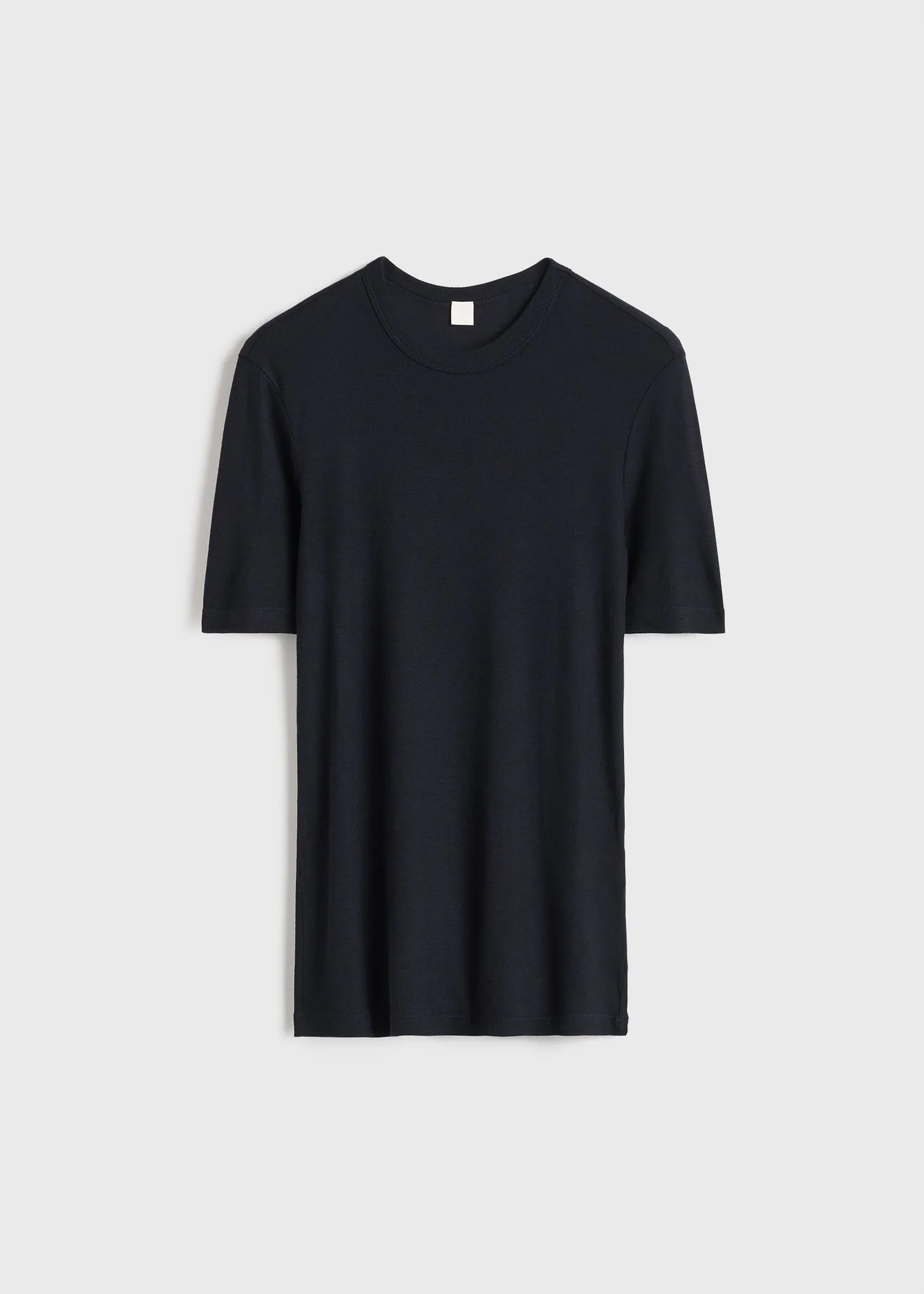 Classic rib tee navy