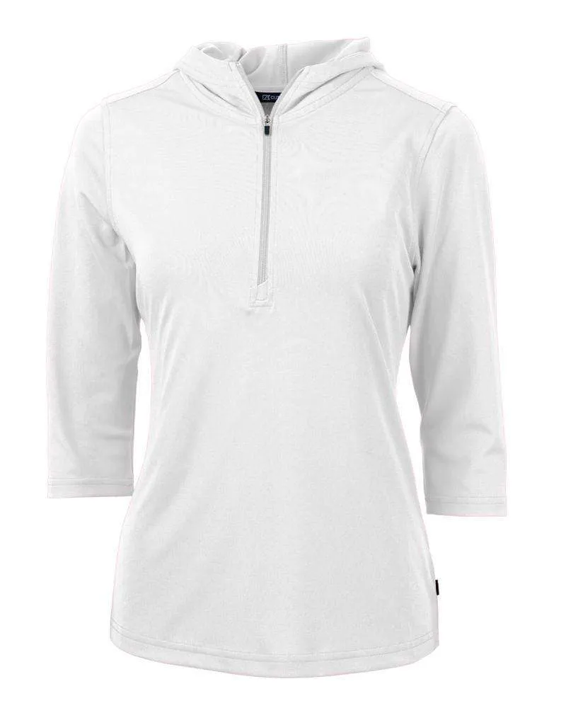 Cutter & Buck - Women's Virtue Eco Pique Half Zip Hoodie