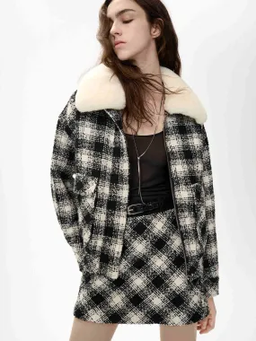 Detachable Collar Short Jacket