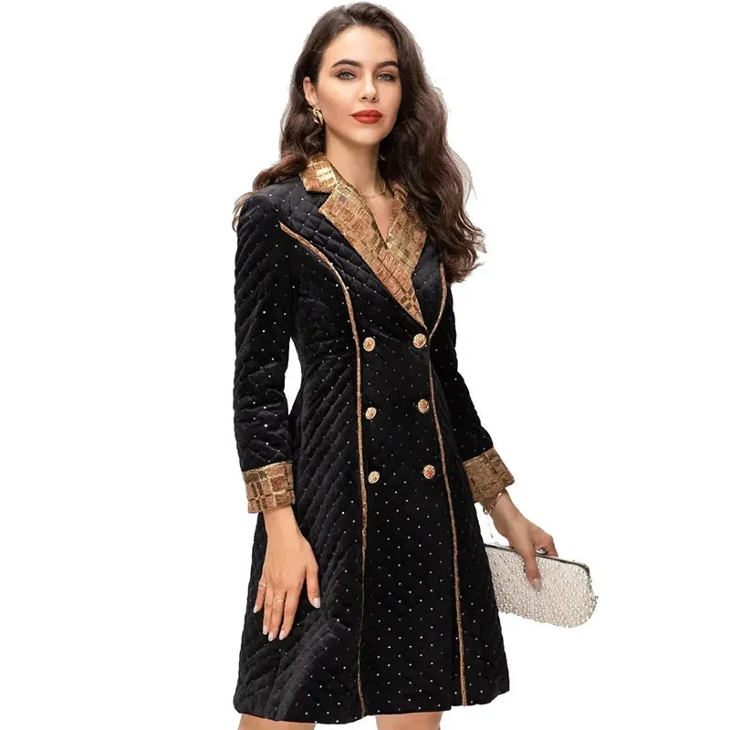 Double-breasted Women's Overcoat