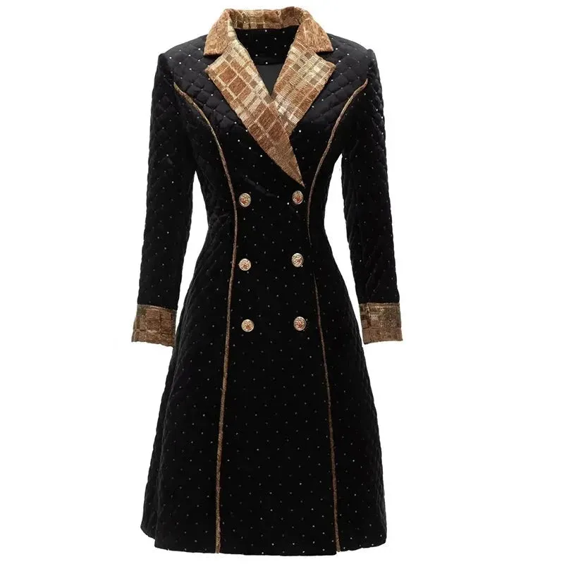 Double-breasted Women's Overcoat