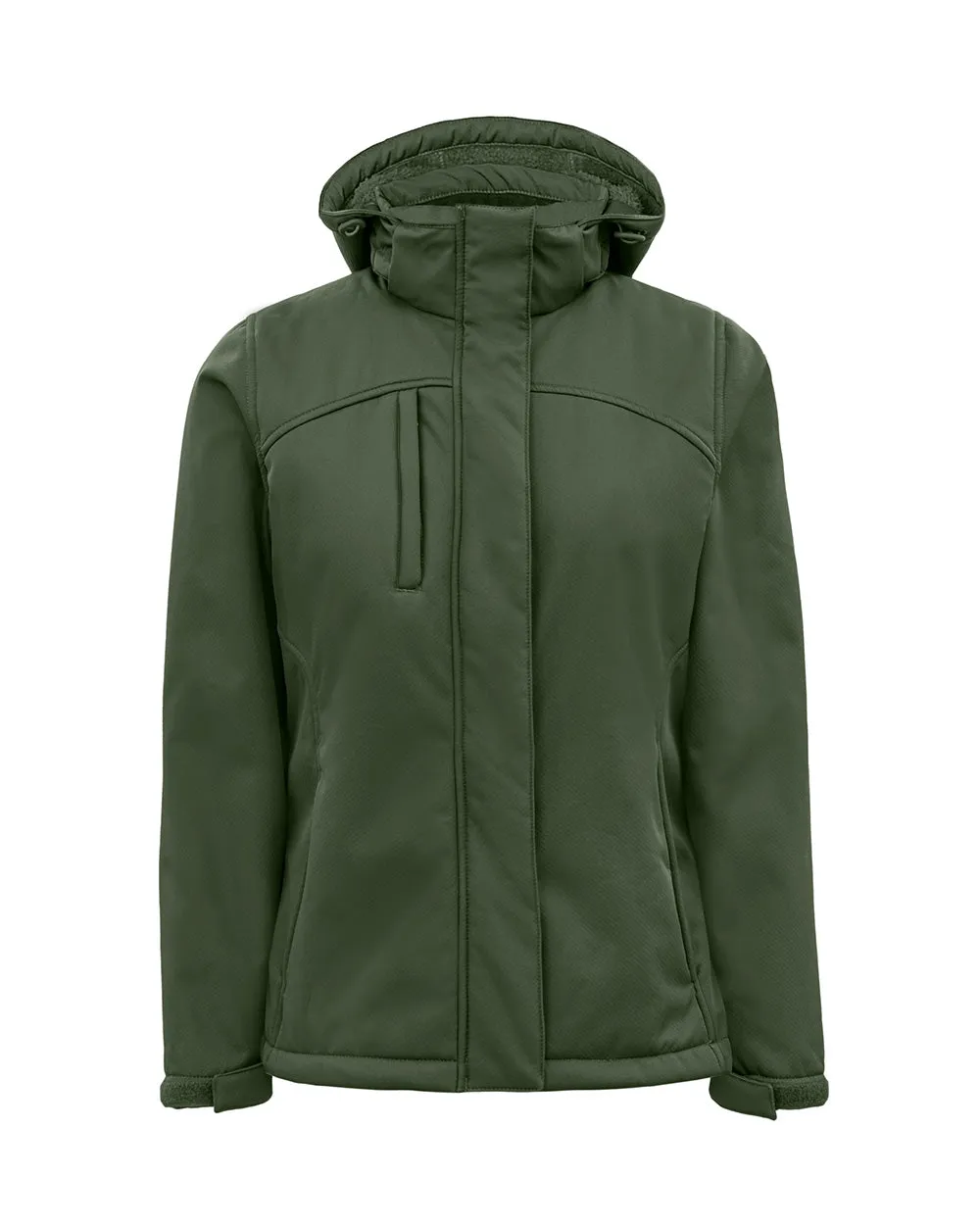 Ellis Softshell Coat in Beetle