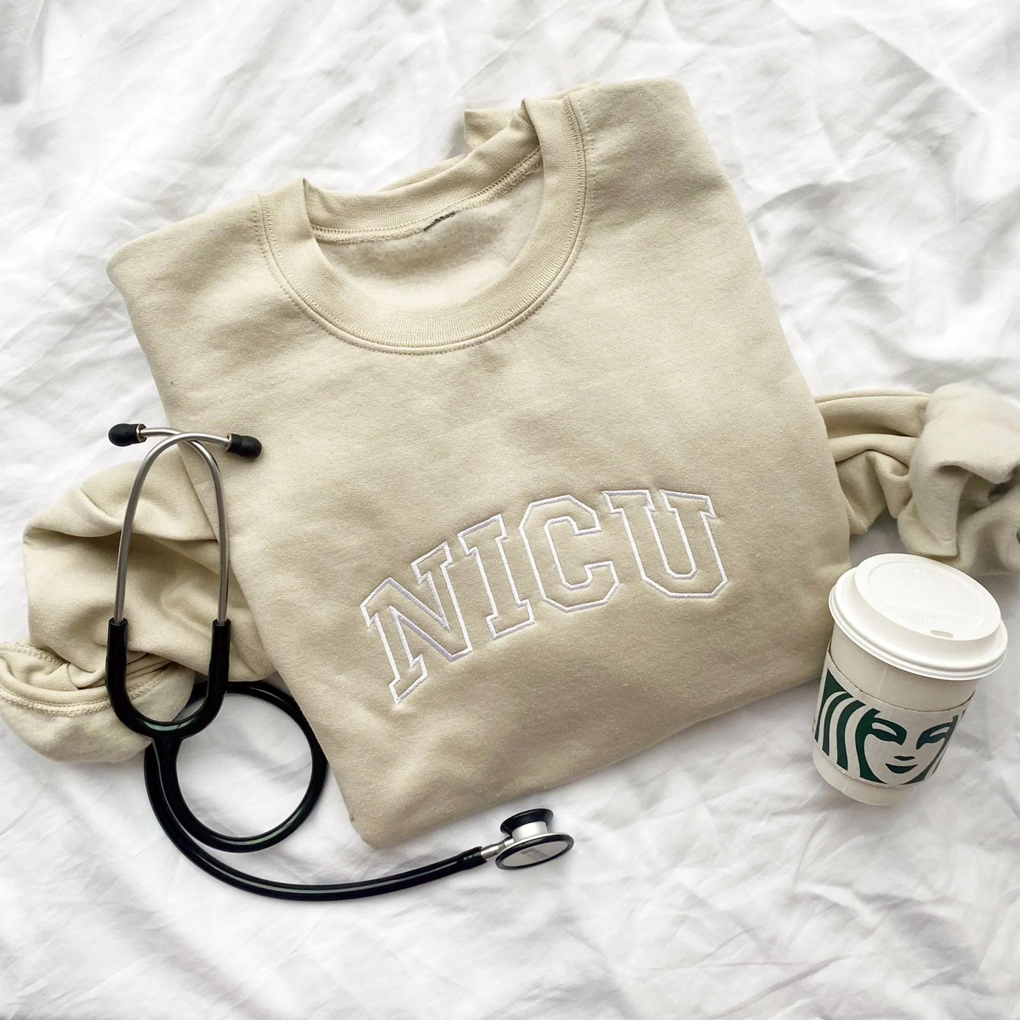 Embroidered NICU Nurse Gemma Crewneck