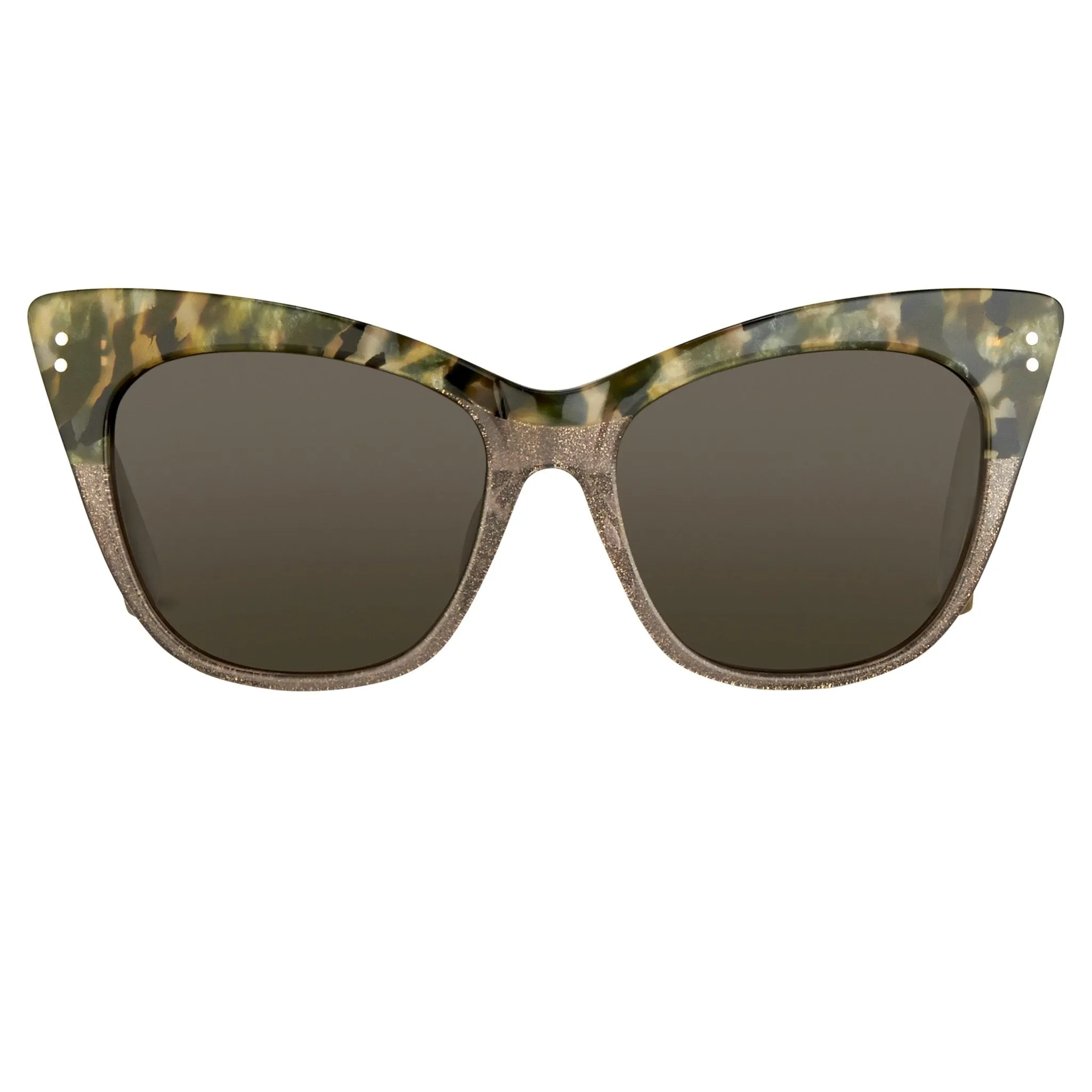 Erdem Ladies Sunglasses Cat Eye Marble and Grey EDM22C3SUN