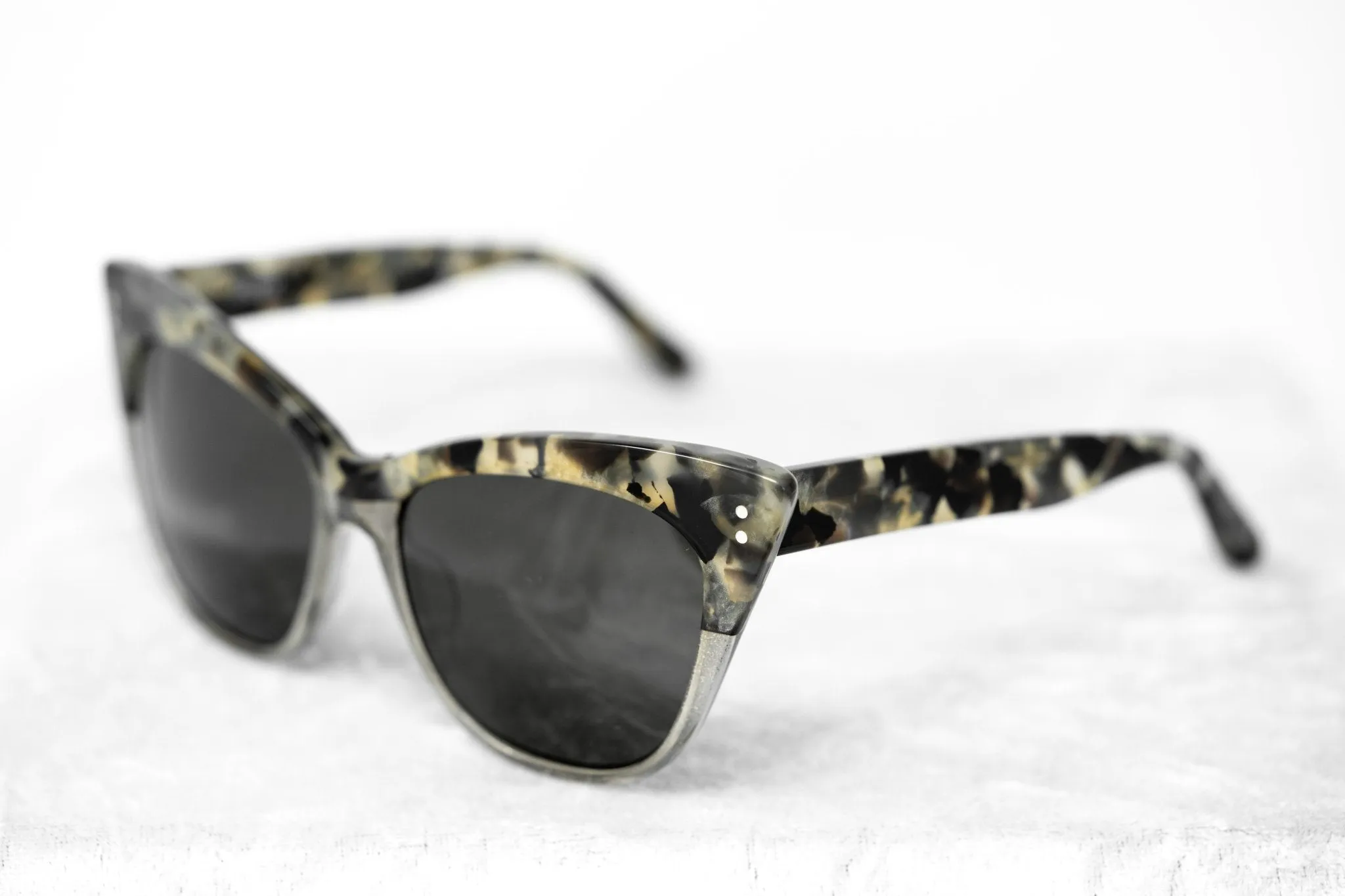 Erdem Ladies Sunglasses Cat Eye Marble and Grey EDM22C3SUN