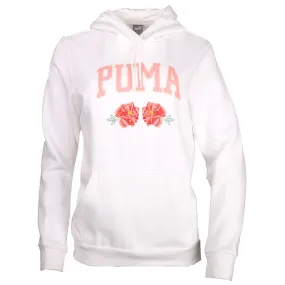 Faux Embroidery Floral Pullover Hoodie