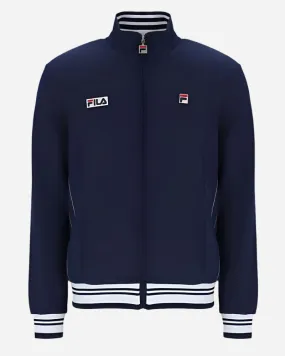 Fila RUPERT Ribbed Funnel Neck Bomber Jacket Navy/Gardenia