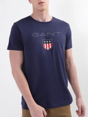 Gant Blue Shield Logo Regular Fit T-Shirt