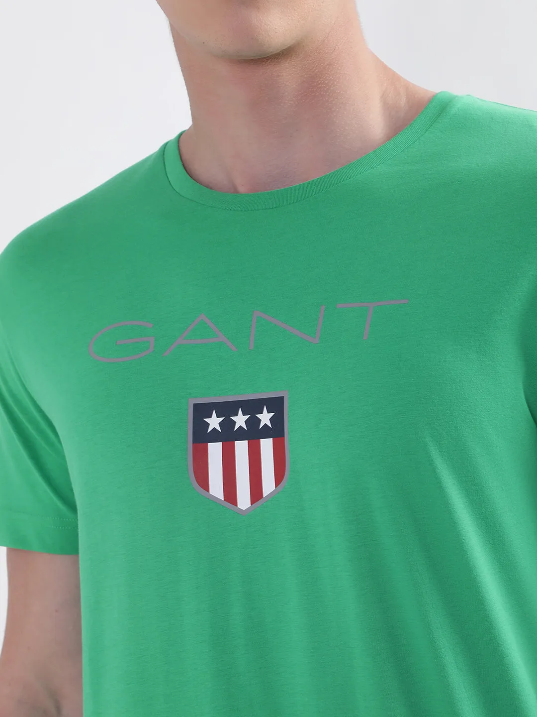 Gant Green Shield Logo Regular Fit T-Shirt