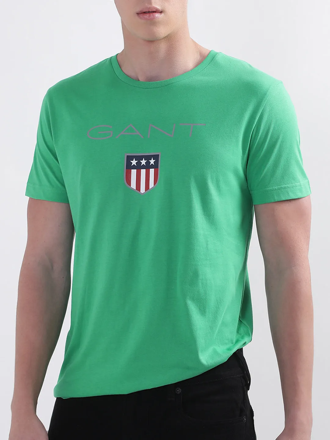 Gant Green Shield Logo Regular Fit T-Shirt