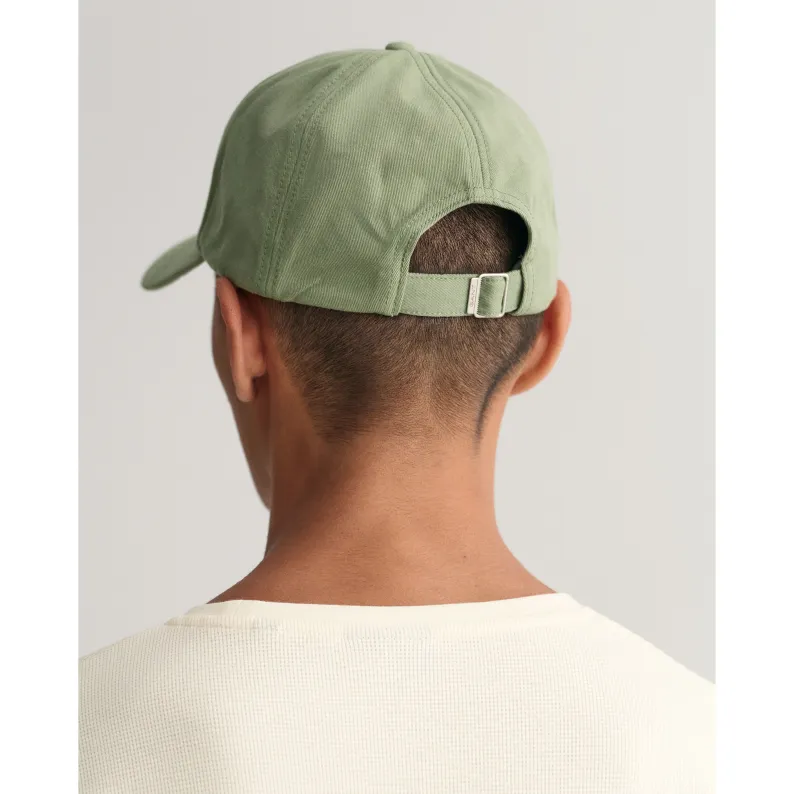 GANT HIGH DEEP COTTON TWILL CAP - Kalamata Green