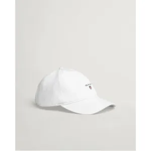 GANT HIGH DEEP COTTON TWILL CAP - WHITE