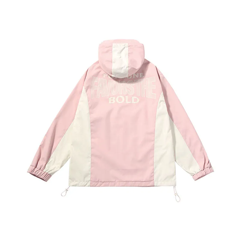 【GENANX2024NEW】3-in-1 waterproof, fleece-resistant, anti-static color patchwork Velcro sleeve jacket