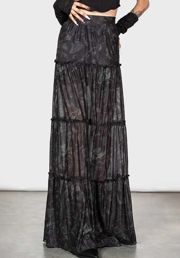 Ghosted Woods | MAXI SKIRT*