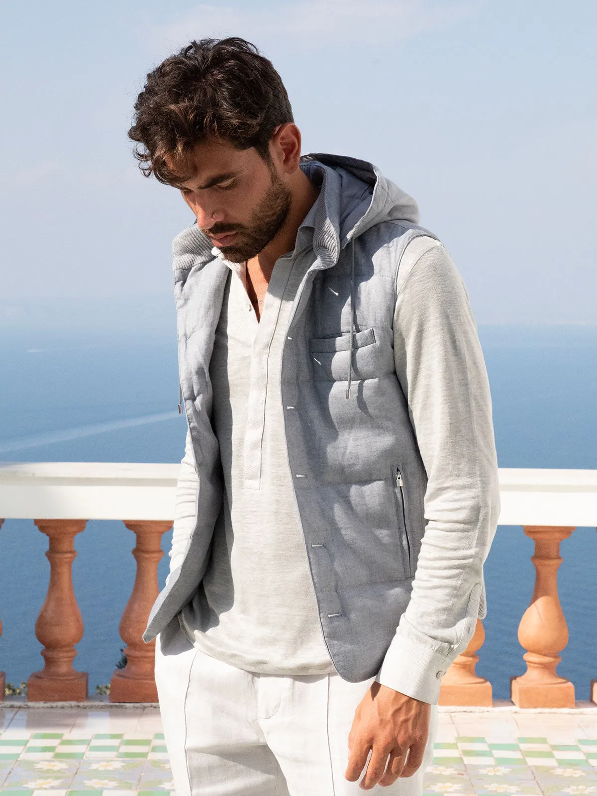 Gilet Cappuccio