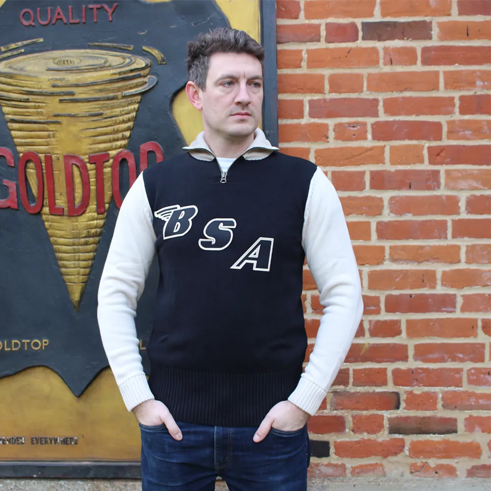 Goldtop X BSA Motorcycle Racing Sweater