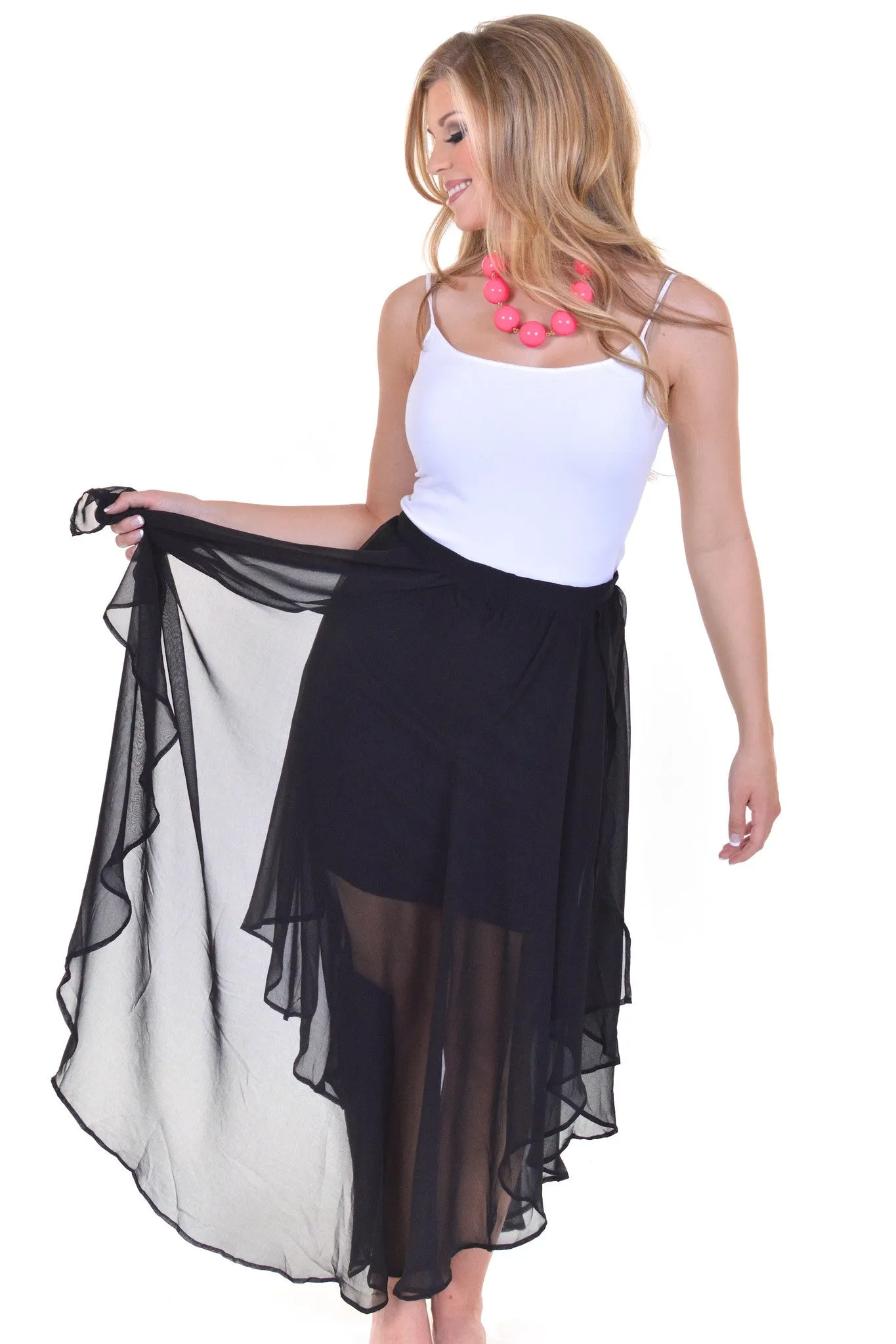 Gracious Magnitude Maxi Skirt - Black