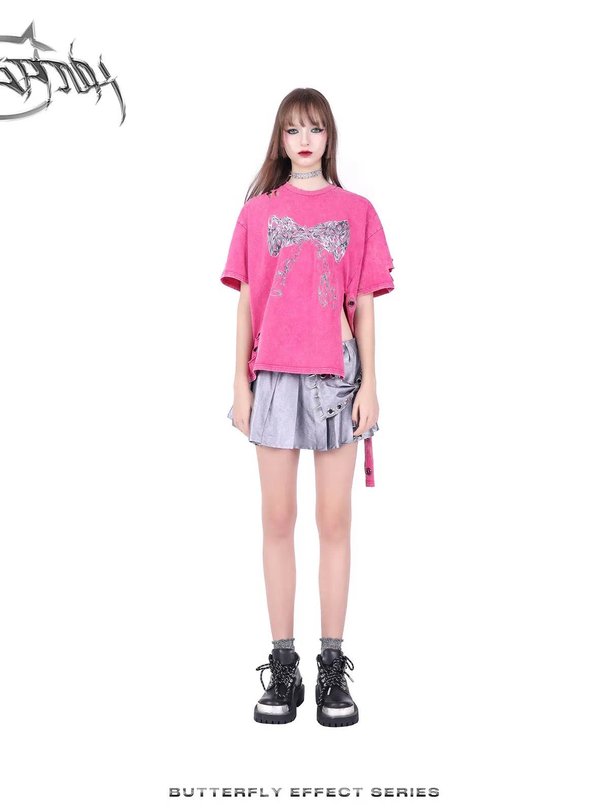 HARD BARBIE heavy-washed tee