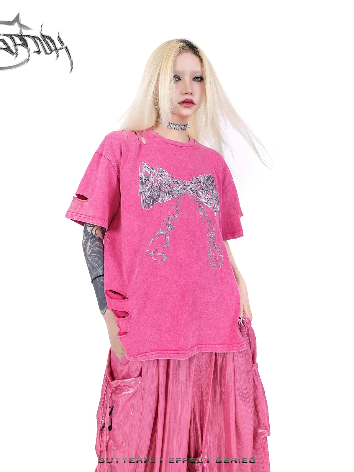 HARD BARBIE heavy-washed tee