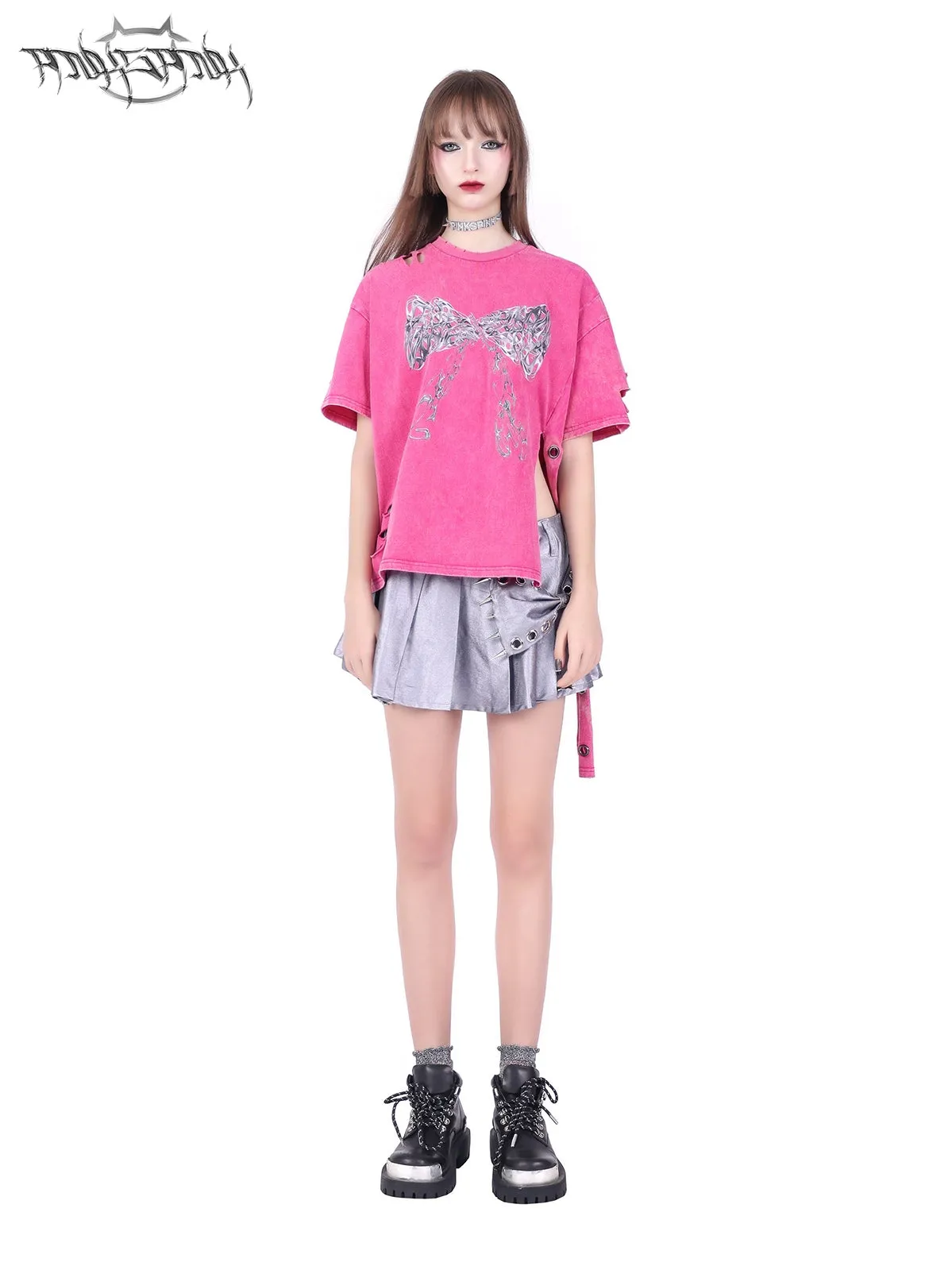 HARD BARBIE heavy-washed tee