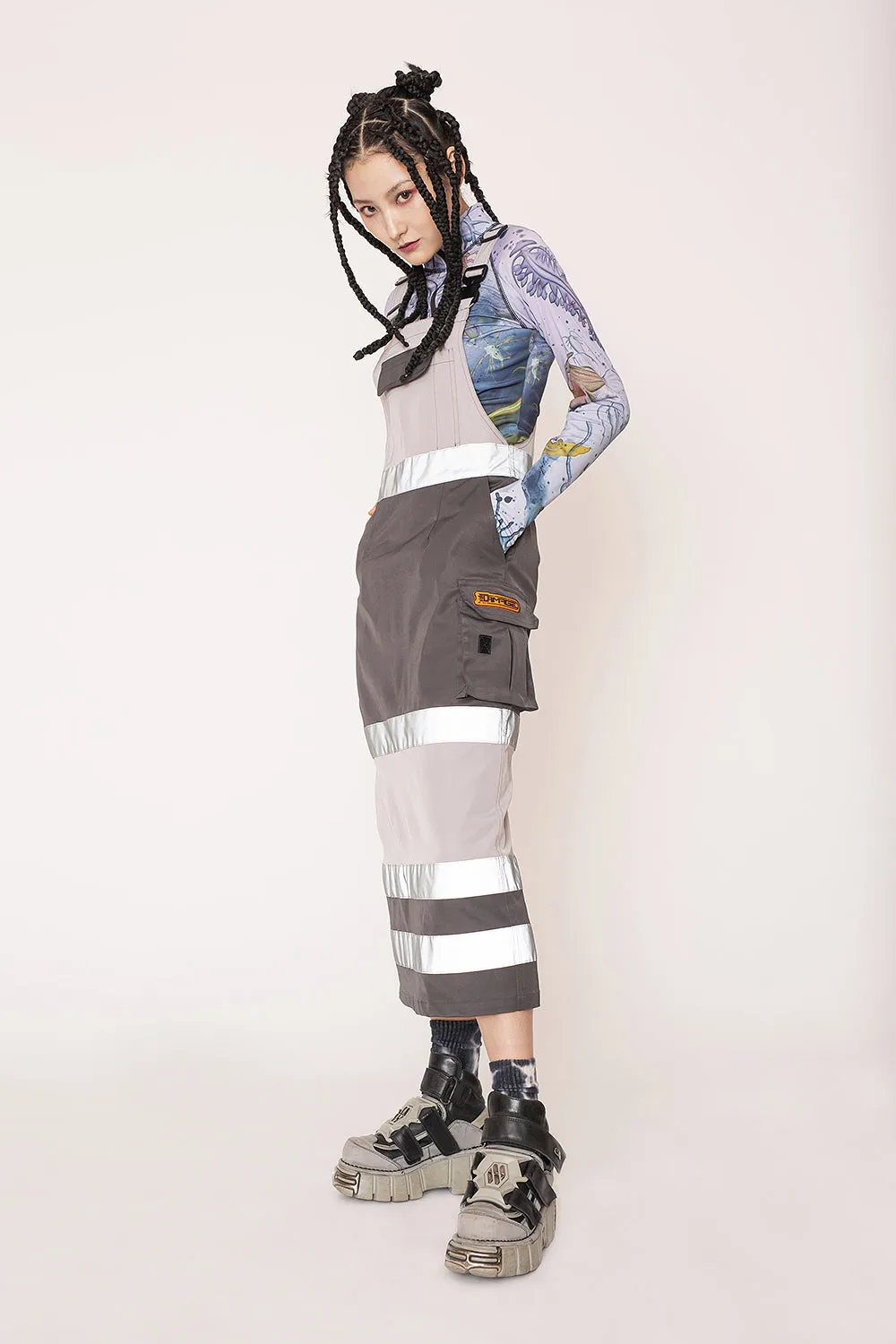 LOGISTICS UNIT reflective suspender skirt