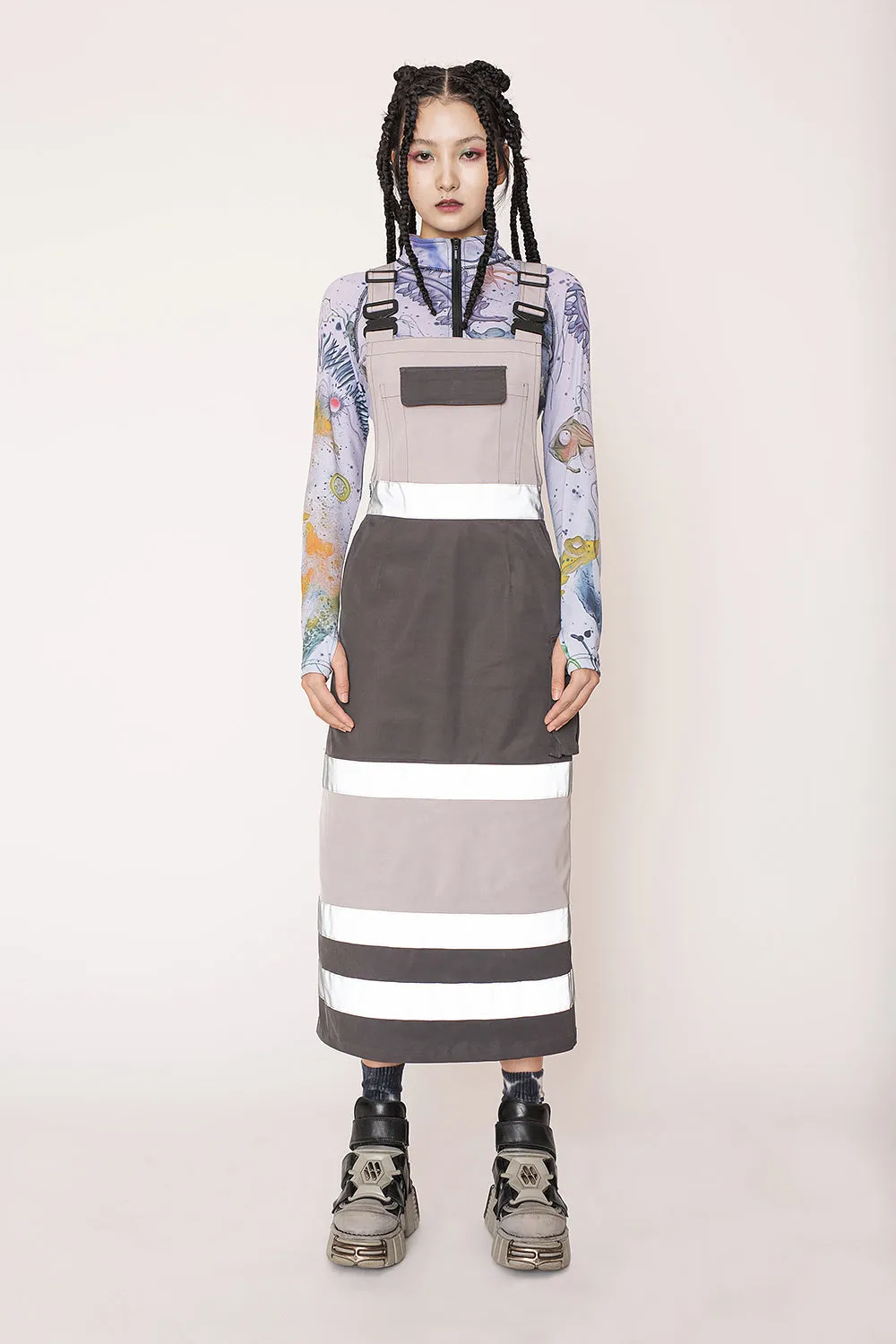 LOGISTICS UNIT reflective suspender skirt