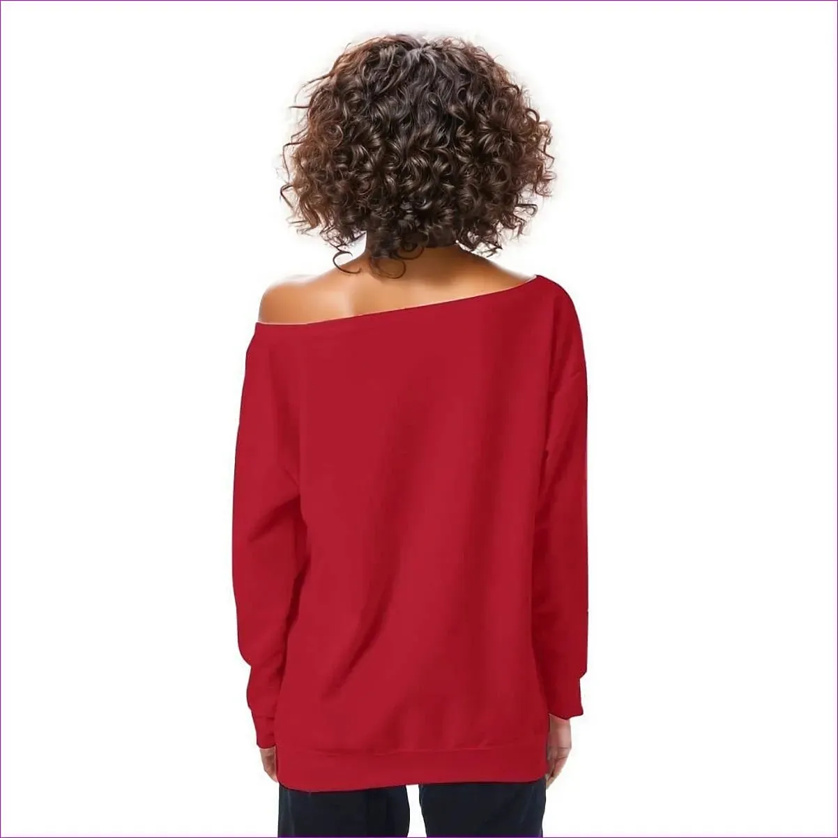 Love 101 Womens Off Shoulder Sweatshirt