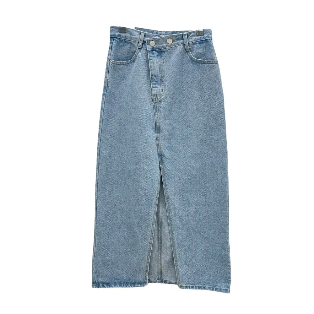 Maxi Denim Skirt K0302