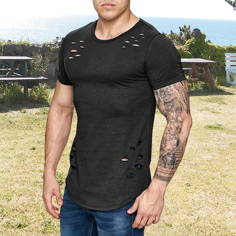 Men's Summer Workout Basic T-shirt