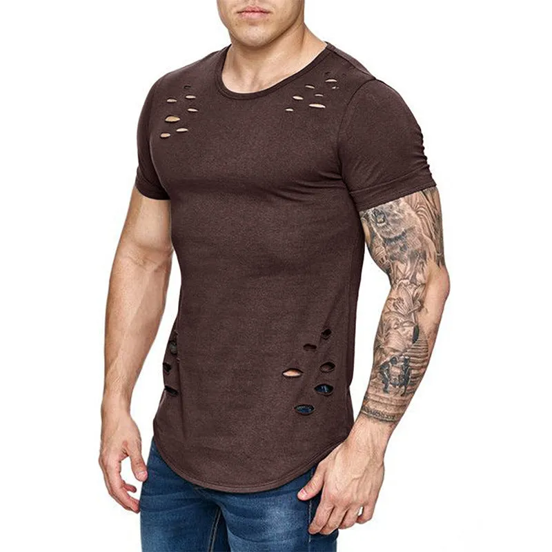 Men's Summer Workout Basic T-shirt