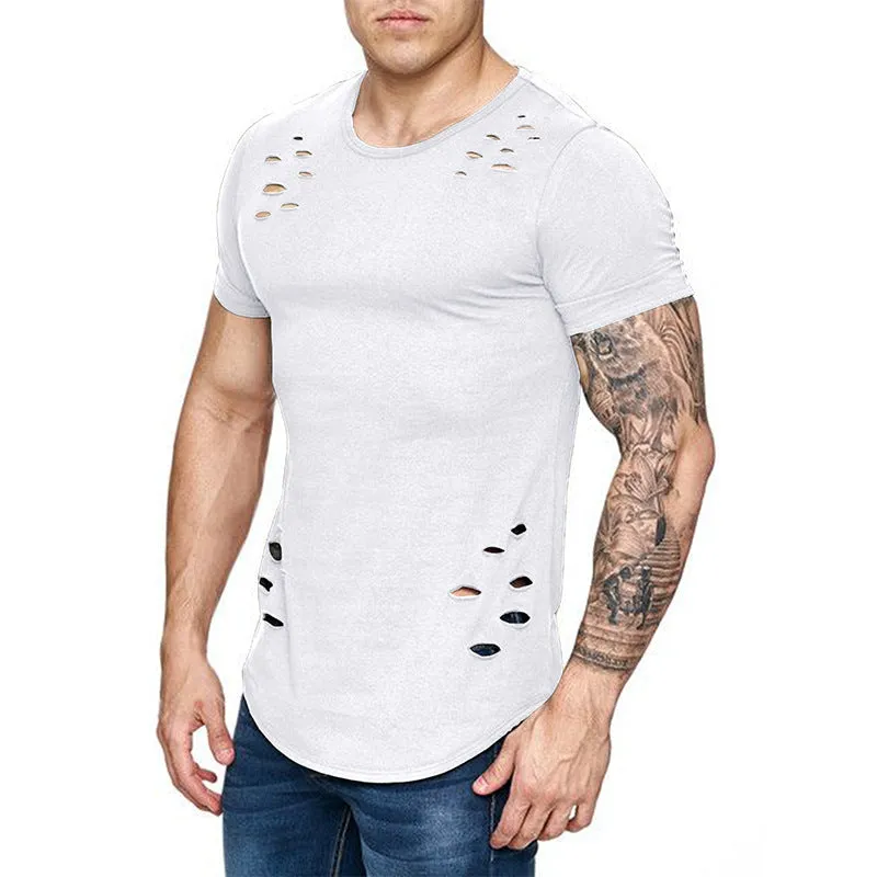 Men's Summer Workout Basic T-shirt