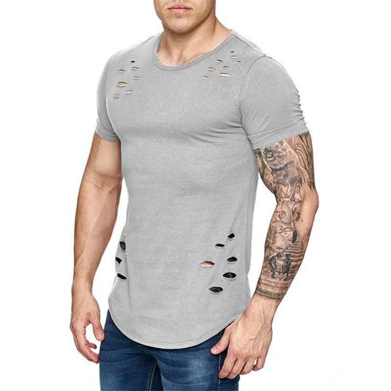 Men's Summer Workout Basic T-shirt