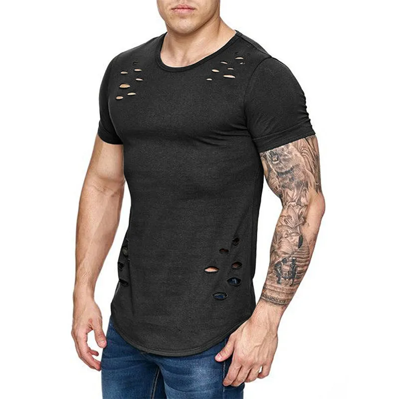 Men's Summer Workout Basic T-shirt