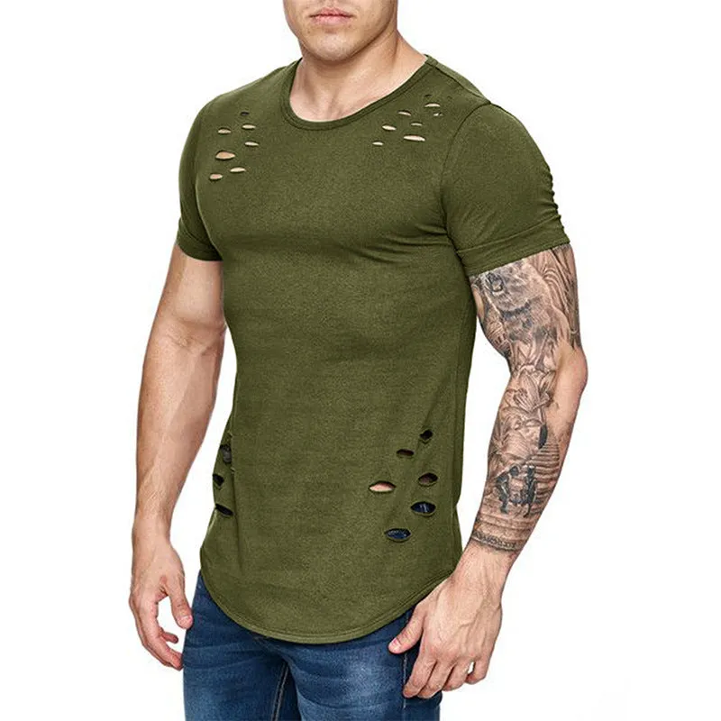 Men's Summer Workout Basic T-shirt